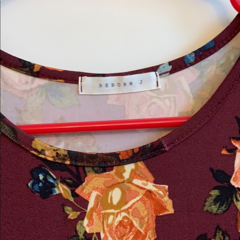 Floral Long Sleeve Dress - Picture 4 of 7